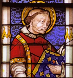 Fenster mit Darstellung des Heiligen Laurentius